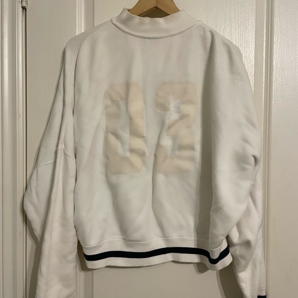 Adidas Varsity Crewneck Cropped - Picture 2 of 3